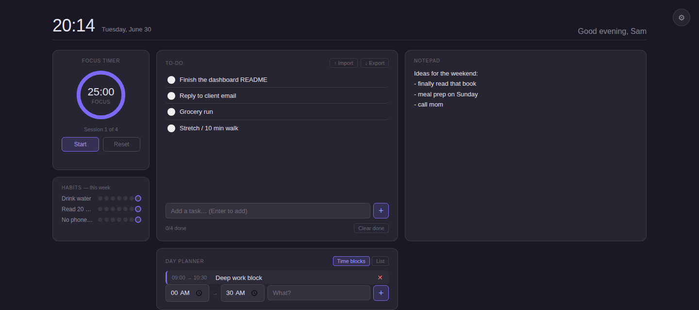 Theme preview