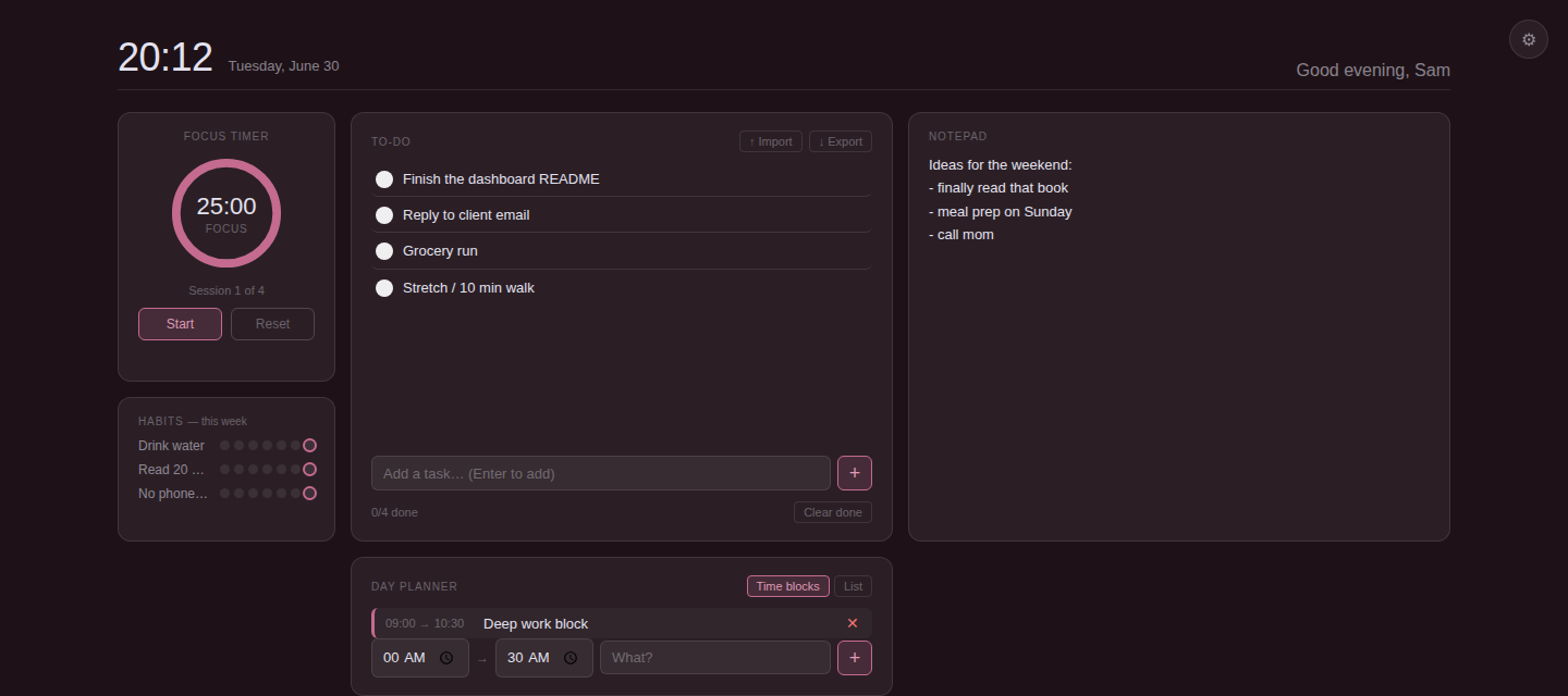 StillPoint screenshot